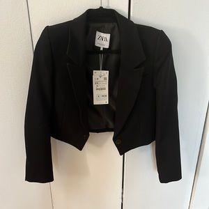 Zara cropped blazer